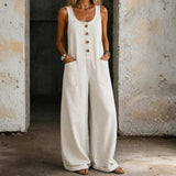 Ilaria - Denim Overall with Vintage Wash