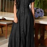 Paola - Long Denim Dress
