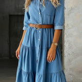 Roberta - Elegant and Casual Jeans Dress