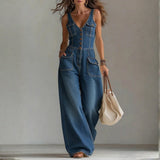 Gaia - Casual Denim Overalls