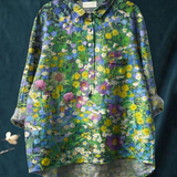 Sandra | Casual Women's Blouse in Floral Vintage Style