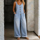 Chiara - Vintage Cotton Washed Effect Overalls