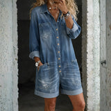 Francesca - Casual Jumpsuit with Shorts