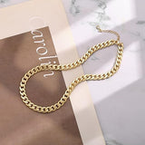 Chunky Necklace with Cuban Links