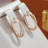 Chic Golden Earrings
