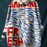 Mina | Casual Women's T-Shirt with Vintage Fish Art