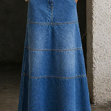 Nadia - Midi Denim Skirt