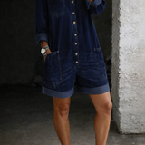 Francesca - Casual Jumpsuit with Shorts