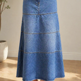 Nadia - Midi Denim Skirt
