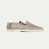 Classic Suede Loafer Light Grey