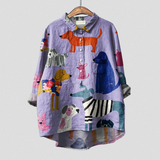 Gunda | Casual T-Shirt with Dog Design