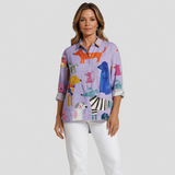 Gunda | Casual T-Shirt with Dog Design