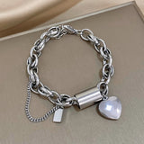 Golden Heart Charm Bracelet