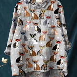 Rosalie | Blouse with Chihuahua Design