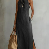 Cristina - Denim Dress with Retro Lace