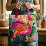 Padded Bag - Rainbow Flamingo