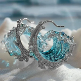Floating Sea Earrings