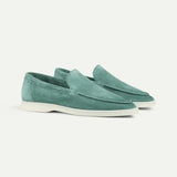 Classic Suede Loafer Apple Blue