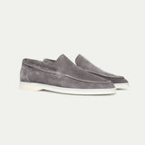 Classic Suede Loafer Grey