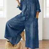 Rebecca - Cotton Denim Overall