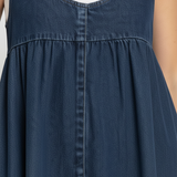 Veronica - Vintage Denim Maxi Dress