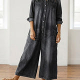 Rebecca - Cotton Denim Overall