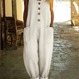 Carlotta - Denim Overalls with Vintage Wash